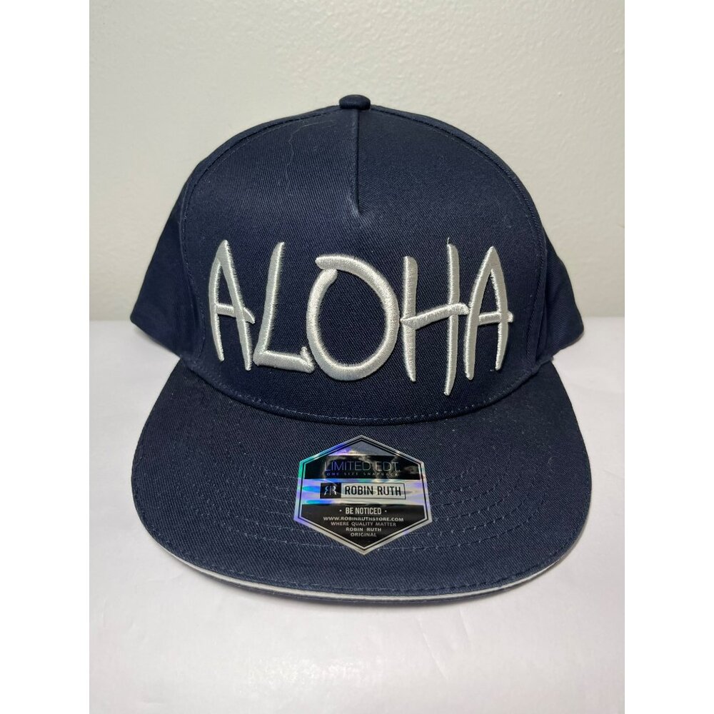 Robin Ruth "Aloha" Limited Edition Navy Snapback‎ Cap NWT